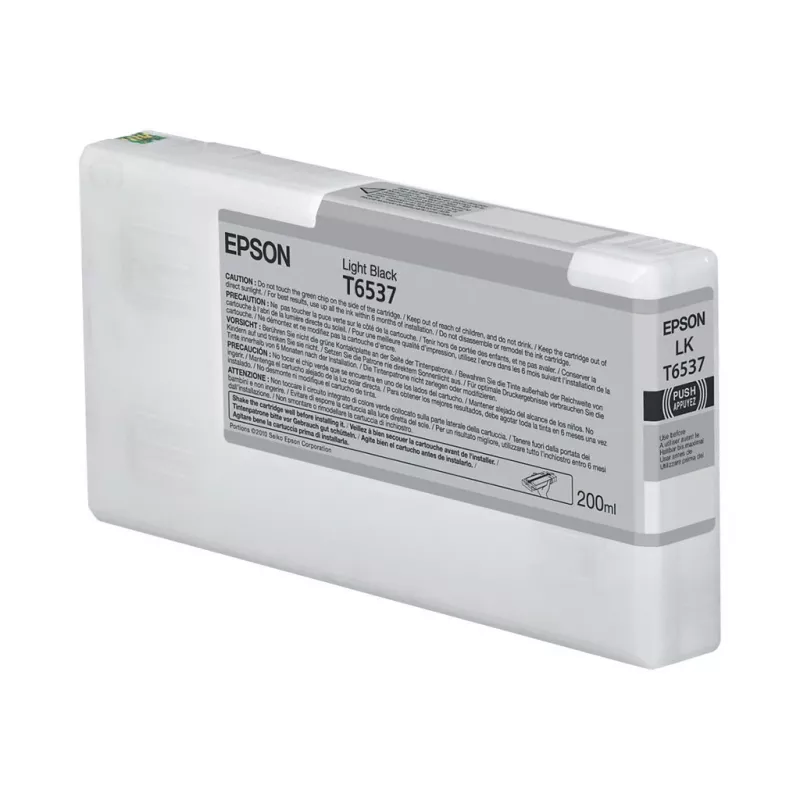 Epson T653700 UltraChrome HDR Photo Black Ink Cartridge (200 ml, 1-pack)