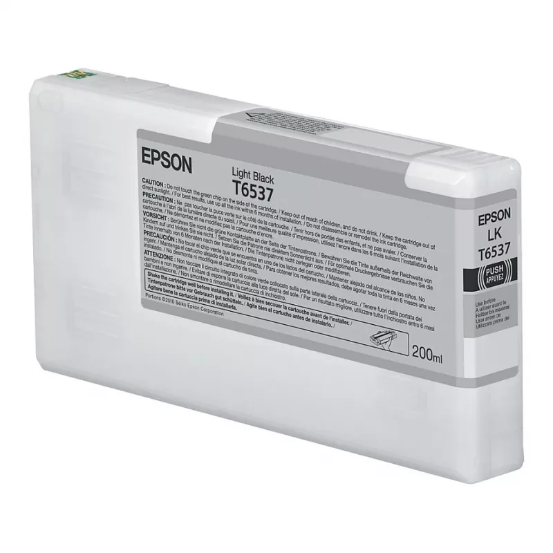 Epson T653700 UltraChrome HDR Photo Black Ink Cartridge (200 ml, 1-pack)