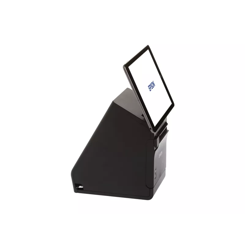 Epson TM m30II-S (012A0) Receipt Printer - Thermal Line - Roll (79.5 mm) - 203 x 203 dpi - Up to 250 mm/sec - USB 2.0, LAN, USB 2.0 Host, Lightning - Auto Cutter - Black