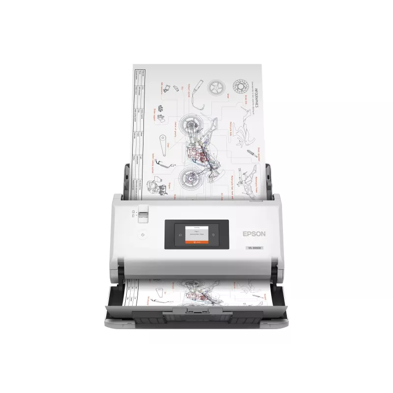 Epson WorkForce DS-30000 A3 Duplex Document Scanner 70ppm 600dpi USB 3.0
