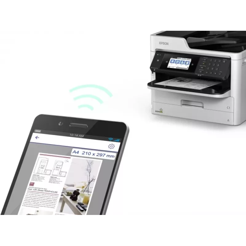 Epson WorkForce Pro WF-M5799DWF Printer Inkjet B/W MFP A4, Counter From 20K to 60K (Used)