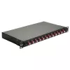 EQUIP 12-Port Fiber Optic Splice Box, LC Duplex, OM4, 1U, Equipped, Black
