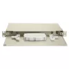 EQUIP 19 inch Fiber Optic Space Box Enclosure, 1U, Steel, Green, Without Panel