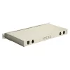 EQUIP 19 inch Fiber Optic Space Box Enclosure, 1U, Steel, Green, Without Panel