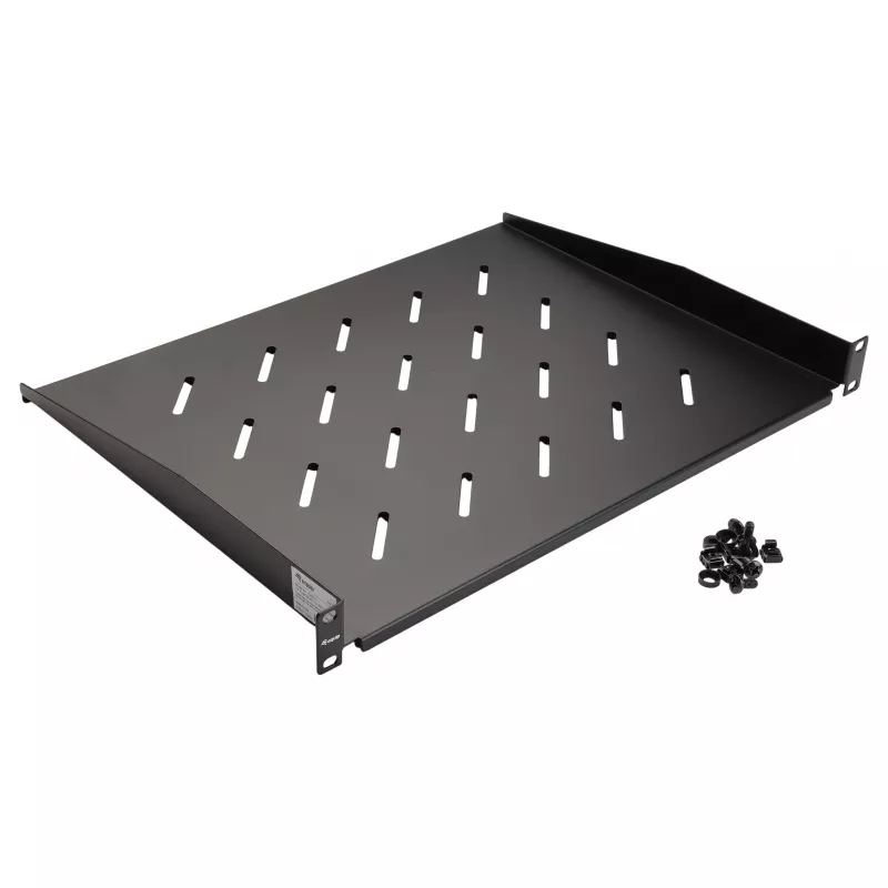 Equip 19 Inch Fixed Rack Shelf 1U 350 mm Black for Server Racks