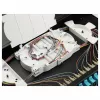 Equip 24-Port Fiber Optic Splice Box, SC Duplex, OM3, 1U, Equipped, Black