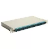 Equip 24-Port Fiber Optic Splice Box, SC Duplex, OM3, 1U, Fully Equipped, Grey
