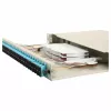 Equip 24-Port Fiber Optic Splice Box, SC Duplex, OM3, 1U, Fully Equipped, Grey