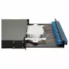 Equip 24-Port Fiber Optic Splice Box, SC Duplex, OS2, 1U, Equipped, Black