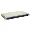 Equip 24-Port Fiber Optic Splice Box, SC Duplex, OS2, 1U, Equipped, Grey
