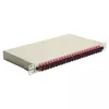 Equip 24-Port SC Duplex OM4 Fiber Optic Splice Box 1U Rackmount, Equipped, Grey
