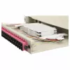 Equip 24-Port SC Duplex OM4 Fiber Optic Splice Box 1U Rackmount, Equipped, Grey