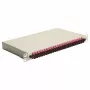 Equip 24-Port SC Duplex OM4 Fiber Optic Splice Box 1U Rackmount, Equipped, Grey