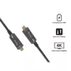 EQUIP 578203 USB-C to USB-C Active Optical Cable 7.5m 4K@60Hz 10Gbps PD 60W Black