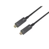 EQUIP 578203 USB-C to USB-C Active Optical Cable 7.5m 4K@60Hz 10Gbps PD 60W Black