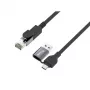 EQUIP GigaBit USB-C+A to RJ45 Adapter, Black