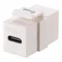 Equip Keystone Coupler USB 3.2 Gen 2 USB-C to USB-C Female to Female, White