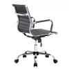 Equip Office Chair with Ribbed Upholstery/Backrest Black