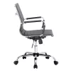 Equip Office Chair with Ribbed Upholstery/Backrest Black