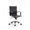 Equip Office Chair with Ribbed Upholstery/Backrest Black