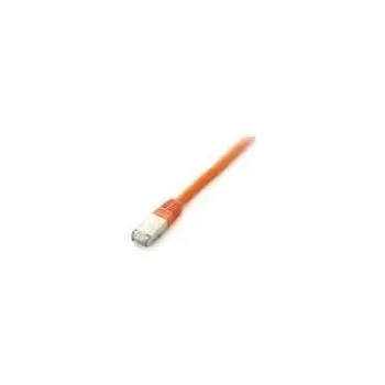 equip S/FTP Cat.6a Patch Cable, 0.25m, Orange 605573