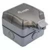 EQUIP Surface-Mount Box 1-Port Keystone Unshielded Outdoor Grey IP44
