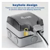 EQUIP Surface-Mount Box 1-Port Keystone Unshielded Outdoor Grey IP44