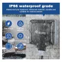 EQUIP Surface-Mount Box 1-Port Keystone Unshielded Outdoor Grey IP44