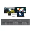 EQUIP USB-C 4-in-1 Dual-HDMI Adapter with 100W PD, 4K MST, Aluminum