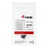 Equip USB-C Keystone Coupler, USB 3.2 Gen 2, USB-C Female to Female, Black