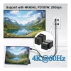 Equip USB-C Keystone Coupler, USB 3.2 Gen 2, USB-C Female to Female, Black