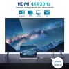 EQUIP USB-C Multiport Adapter, 2x HDMI, RJ45, 2x USB-A, USB-C PD 100W, Grey