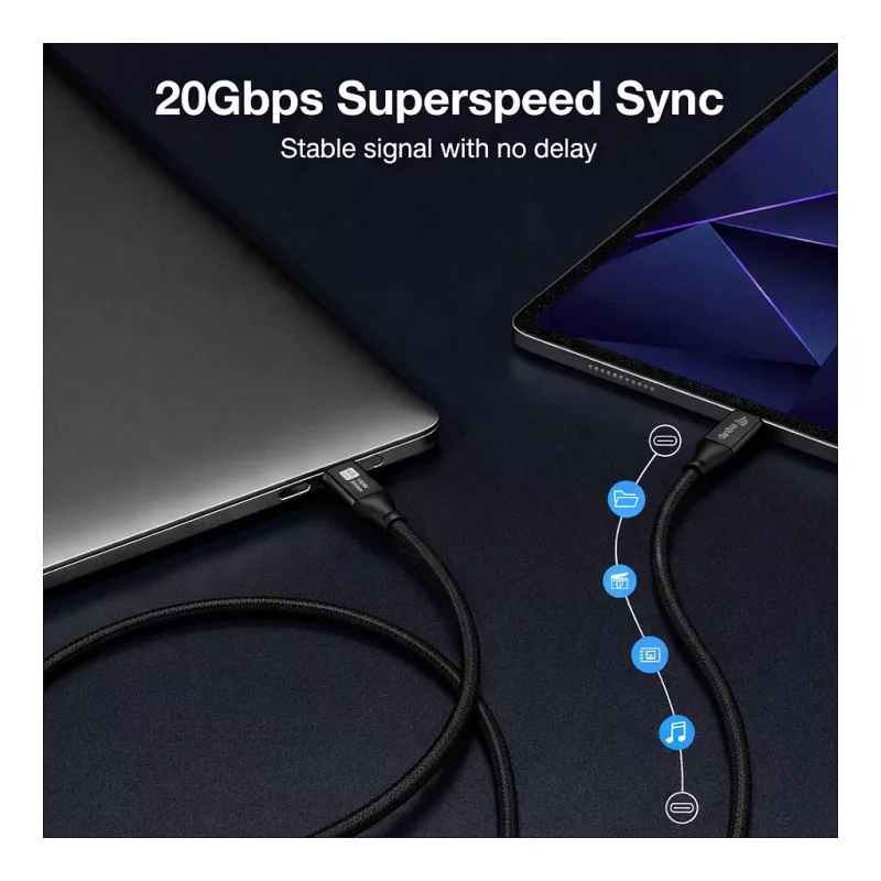 EQUIP USB-C to USB-C + HDMI Adapter with 100W PD, 4K/60Hz, Aluminum