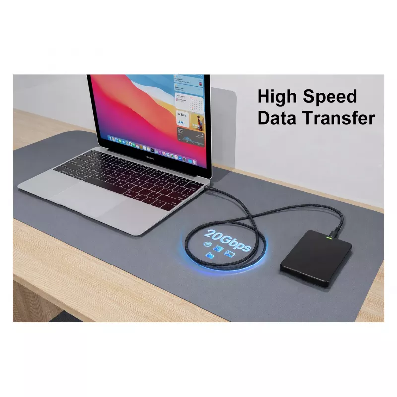 EQUIP USB-C to USB-C + HDMI Adapter with 100W PD, 4K/60Hz, Aluminum