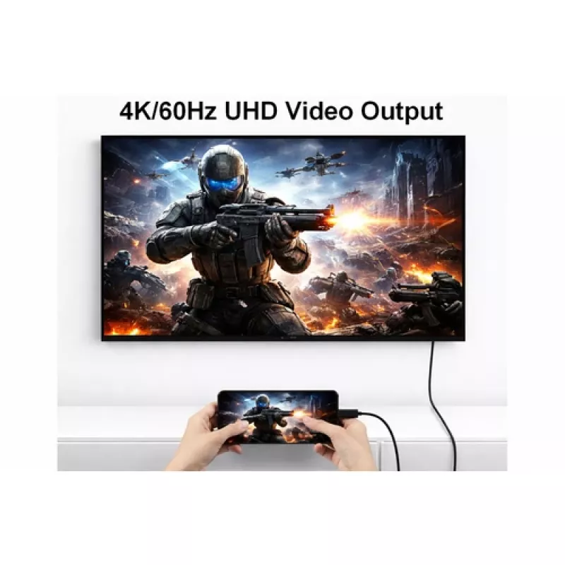 Equip USB-C to USB-C + HDMI Adapter with 100W Power Delivery, 4K 60Hz, Aluminum