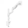 ERGO OFFICE ER-691 W Gas Spring Desk Mount for 17-32 inch Monitors up to 10 kg, Matte White