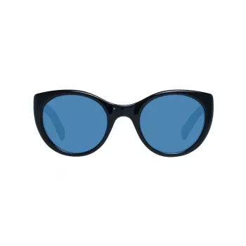 ERMENEGILDO ZEGNA Unisex Sunglasses ZC0009-01V50 - Black Acetate Frame Grey Lens 50/23/145 mm