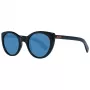 ERMENEGILDO ZEGNA Unisex Sunglasses ZC0009-01V50 - Black Acetate Frame Grey Lens 50/23/145 mm