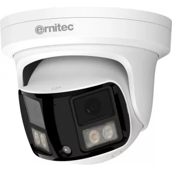 Ernitec Wolf Ultra 8MP Turret Camera with 190° Lens, IR & White Light, PoE, IP66, NDAA 0070-08129