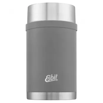 Esbit Sculptor Food Jug 1000 ml Vacuum Insulated Stainless Steel Food Container - Stone Grey