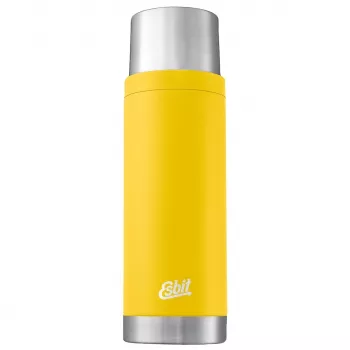 Esbit Sculptor Vacuum Flask 1L Sun Yellow – Leak-Proof Insulated Bottle with Integrated Cup