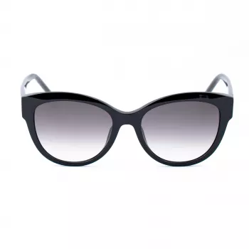 ESCADA Women's SESD99-550700 Sunglasses - Black Acetate Frame with Grey Gradient Lenses - 55/18/140 mm