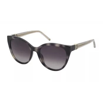 ESCADA Women's Sunglasses SESD87-5507UX Havana Acetate Frame Gradient Brown Lenses 55/20/140 mm