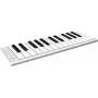 ESI Xkey 25 USB MIDI Controller Keyboard - 25 Velocity-Sensitive Keys, Polyphonic Aftertouch, Brushed Aluminum, Ultra-Slim, Silver