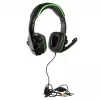 Esperanza EGH310G Gaming Headset with Boom Microphone, Wired, 3.5mm Jack, Black & Green