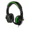 Esperanza EGH310G Gaming Headset with Boom Microphone, Wired, 3.5mm Jack, Black & Green