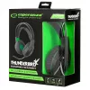 Esperanza EGH430 THUNDERBIRD Wired Gaming Headset with Microphone, Black & Green