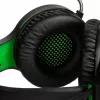 Esperanza EGH430 THUNDERBIRD Wired Gaming Headset with Microphone, Black & Green