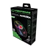 Esperanza EGM701 Mangora 8D Wired Gaming Mouse, RGB Backlight, 7200 DPI, Optical Sensor, 6 Buttons, Braided Cable, Right-Handed, Black