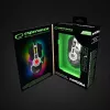 Esperanza EGM701 Mangora 8D Wired Gaming Mouse, RGB Backlight, 7200 DPI, Optical Sensor, 6 Buttons, Braided Cable, Right-Handed, Black